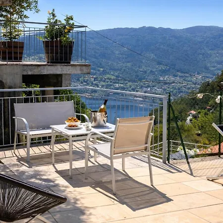 Casa Da Lage - T1 - Piscina Privada - Bbq - Vistas Rio - 