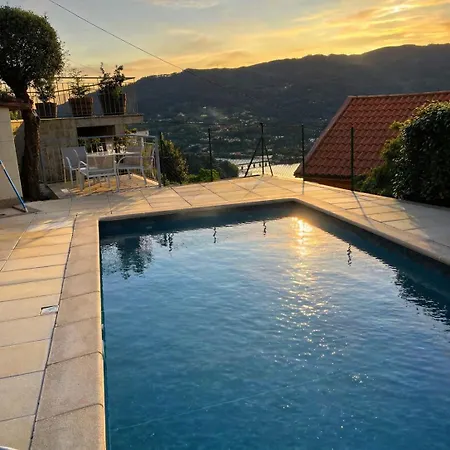 Casa Da Lage - T1 - Piscina Privada - Bbq - Vistas Rio - 
